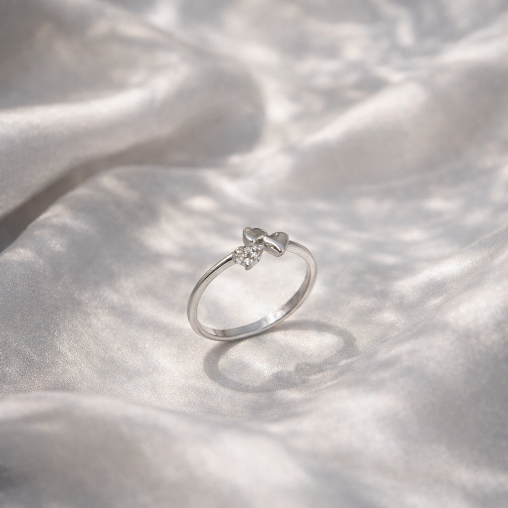 Mini Hearts Ring Pure 925 Silver