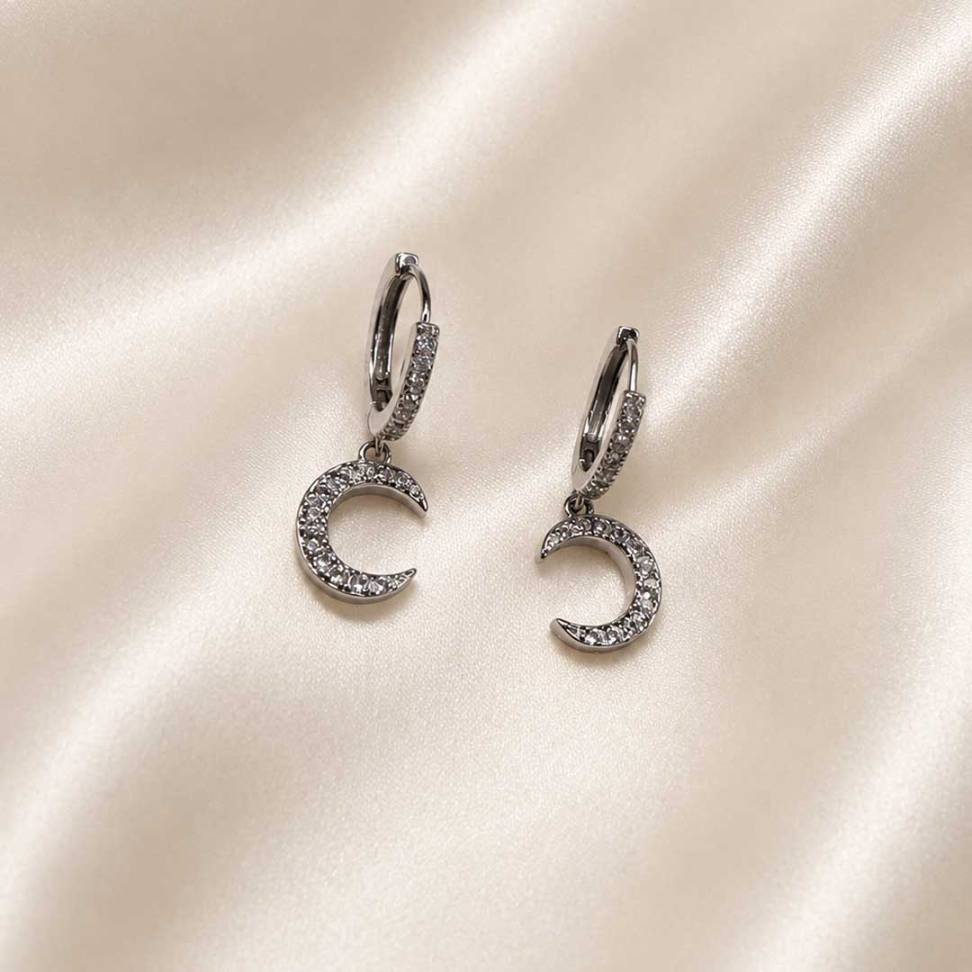Moon Drop Hoops