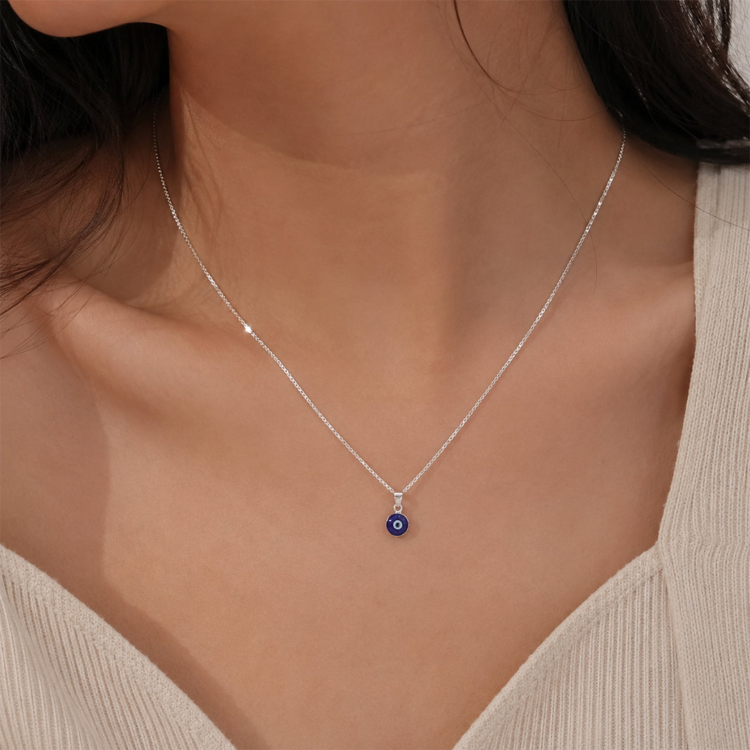 Nazar Silver Necklace