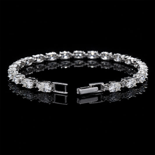Starlight Opal Tennis Bracelet