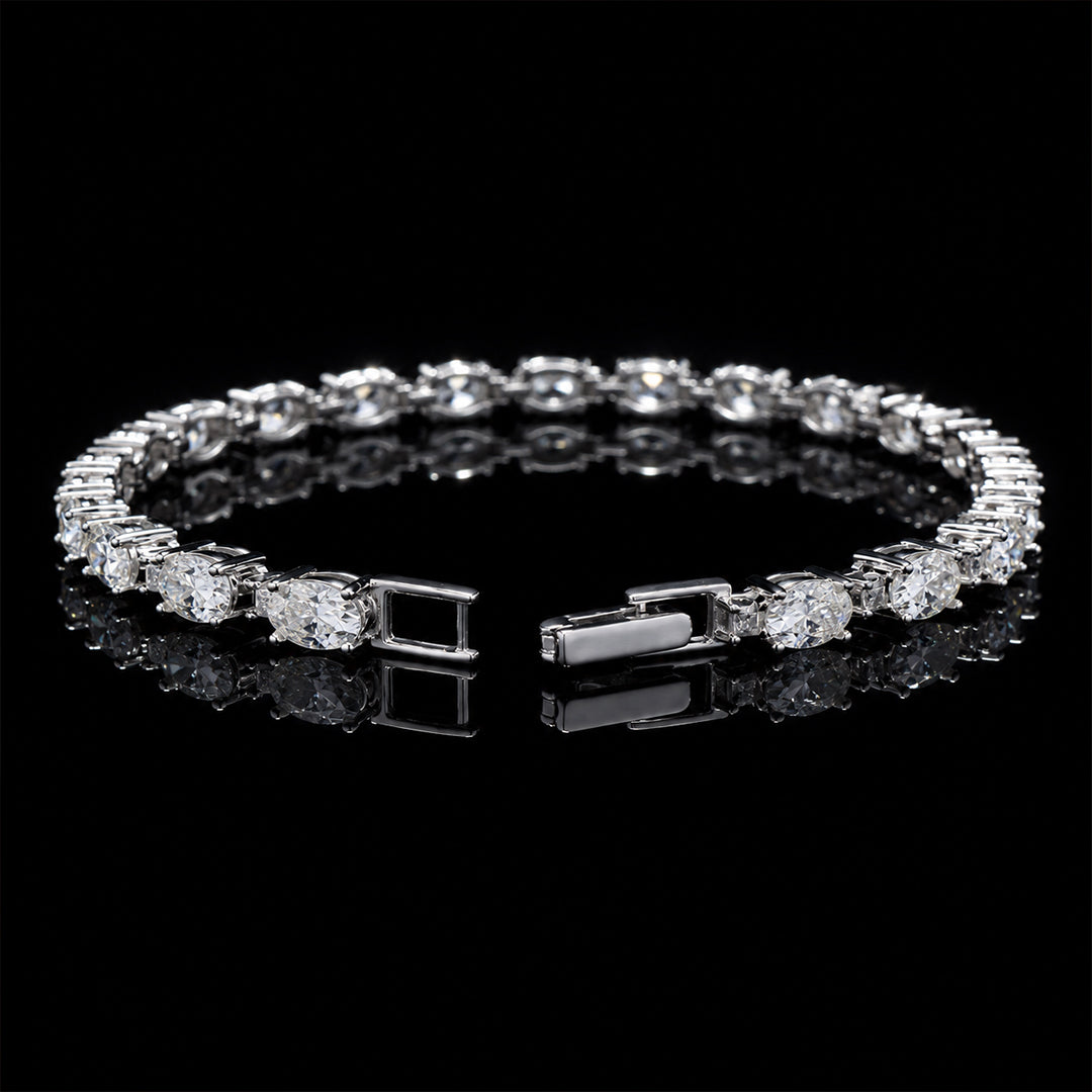 Starlight Opal Tennis Bracelet