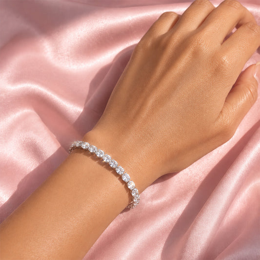 Starlight Opal Tennis Bracelet