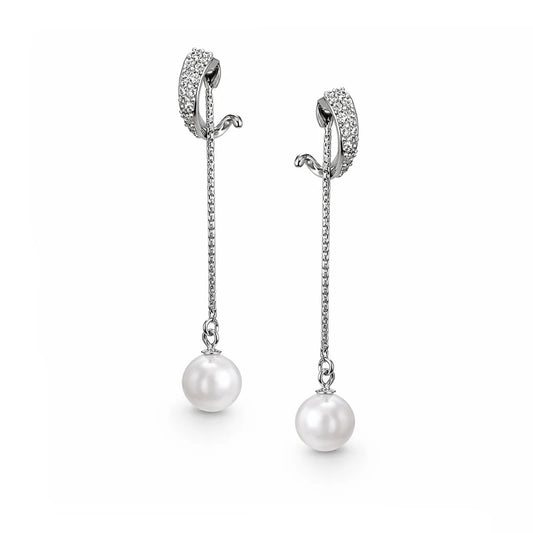 Pearl Drop 925 Silver Earrings