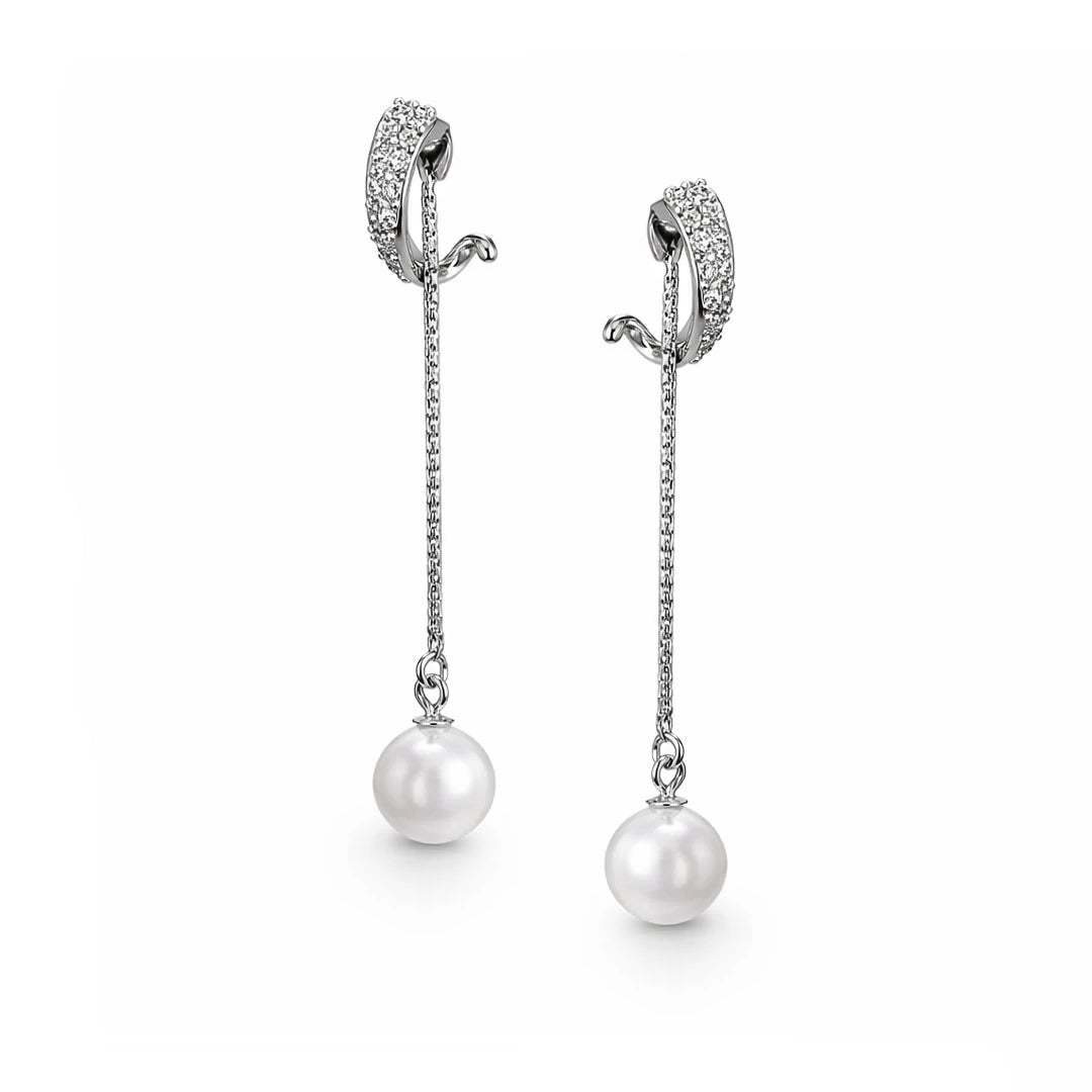 Pearl Drop 925 Silver Earrings