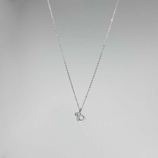 Pearl Bloom Chain Pendant Pure 925 Silver