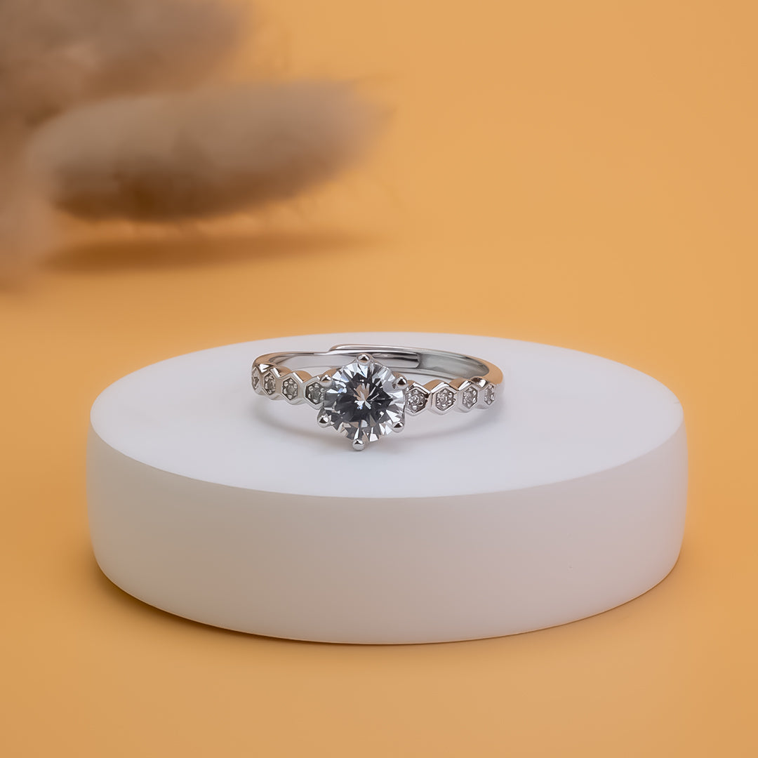 Celestial Promise Adjustable Ring | 925 Silver