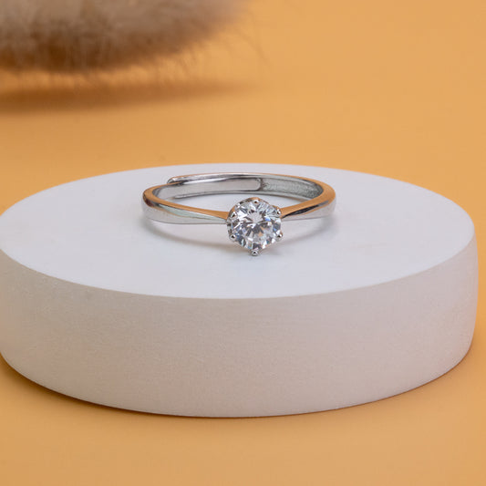 Radiance Adjustable Proposal Ring | 925 Silver