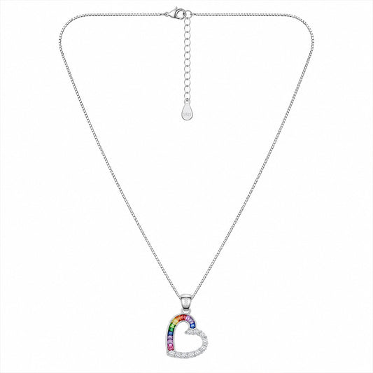 Rainbow Love Necklace Set