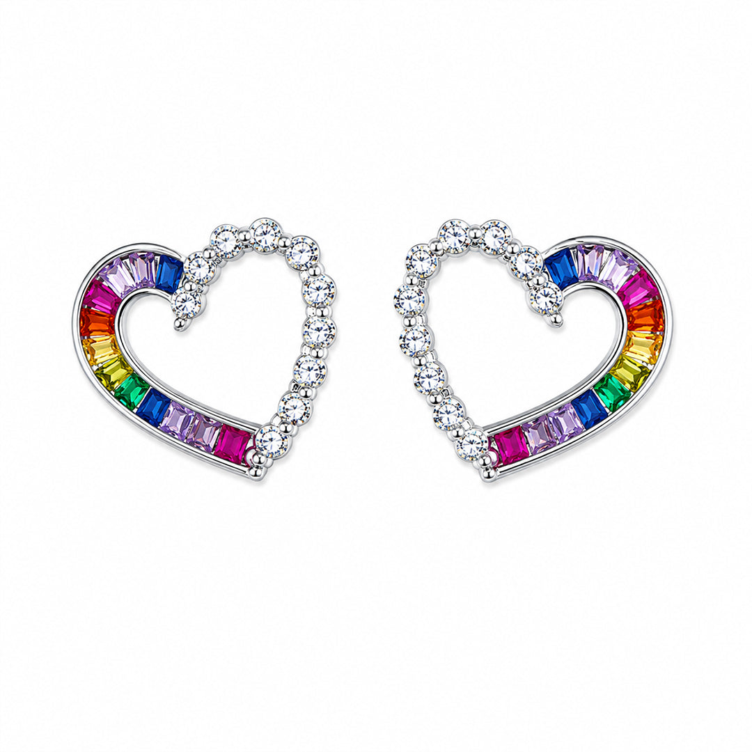 Rainbow Love Necklace Set