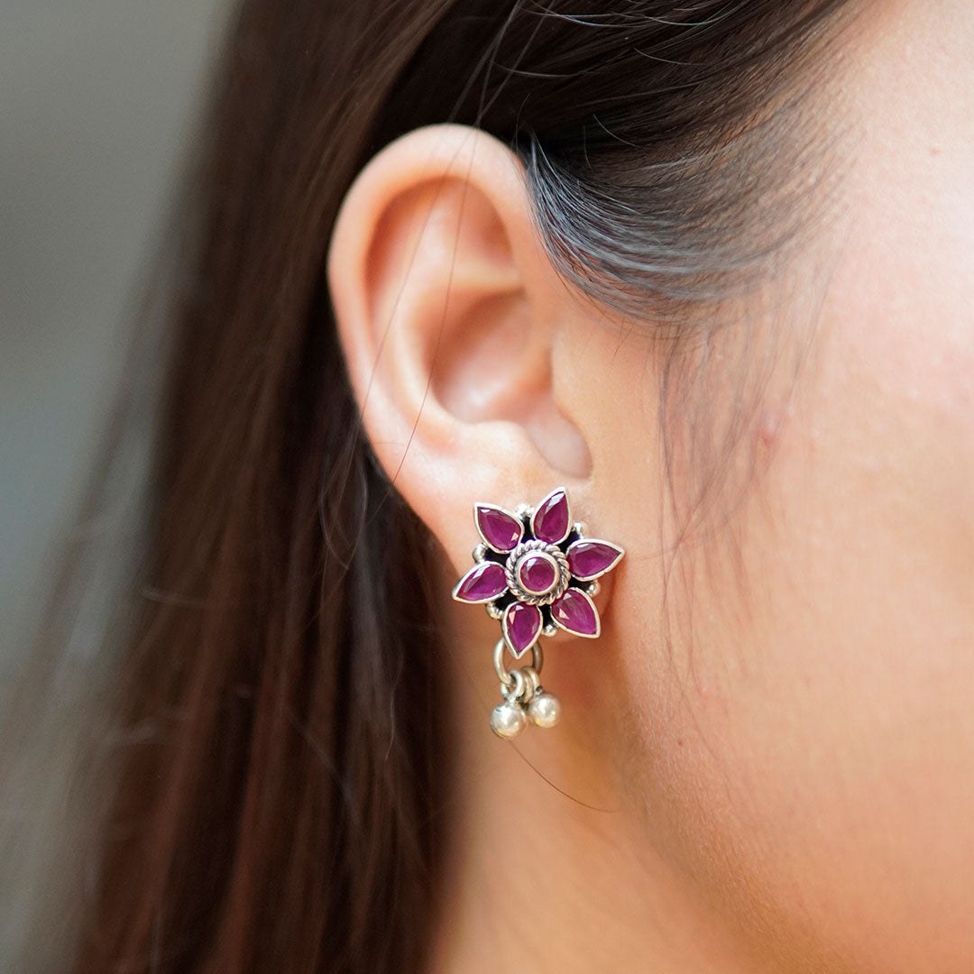 Regal Silver Dome Necklace Set