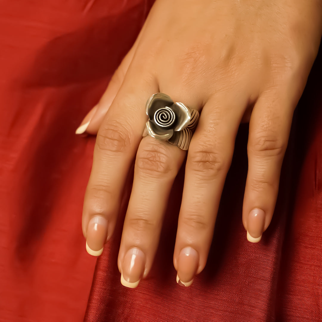 Timeless Rose Pure 925 Ring