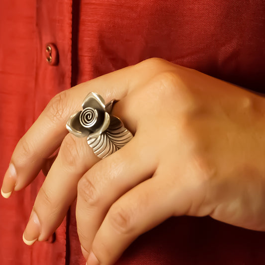 Timeless Rose Pure 925 Ring