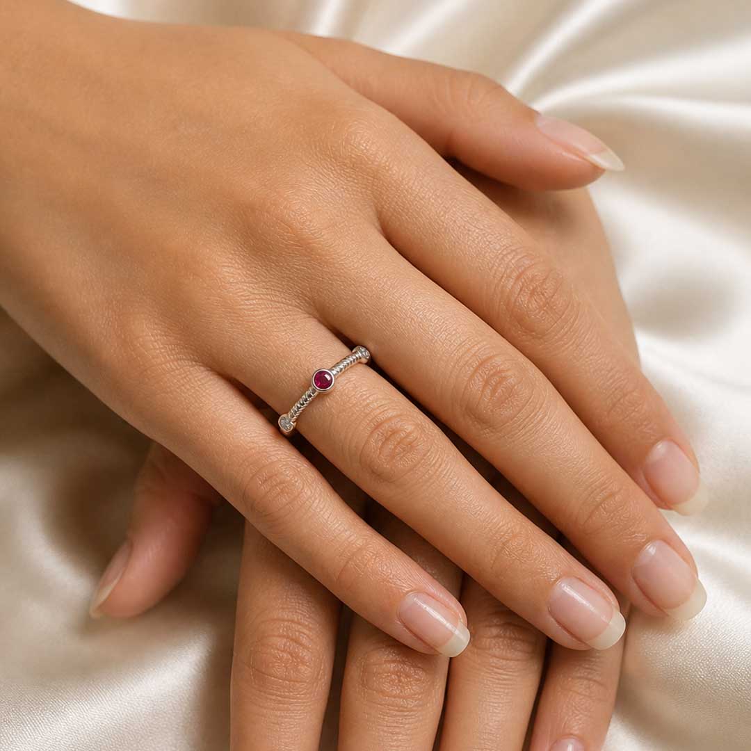 Ruby Eternity Band Ring