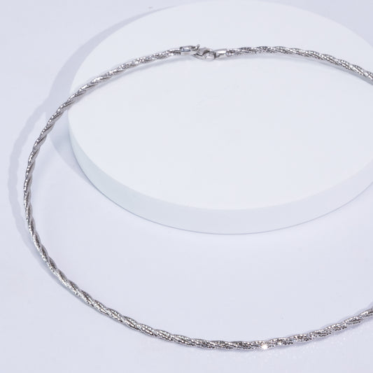 Silver Italian Wire Chain — Pure 925 Sterling Silver
