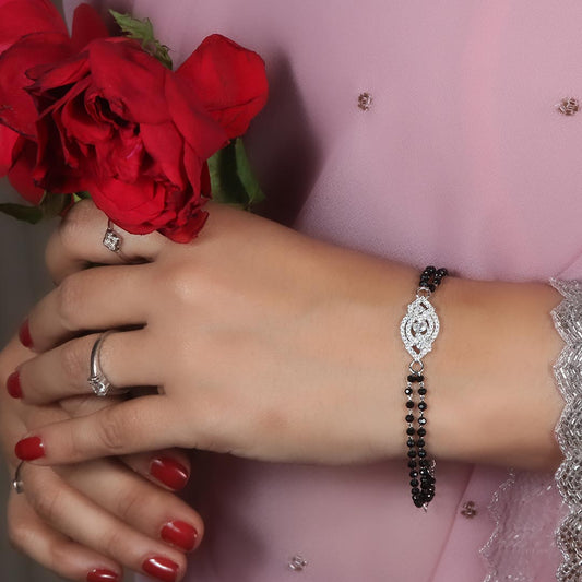 Saathiya Mangalsutra Bracelet Pure 925 Silver
