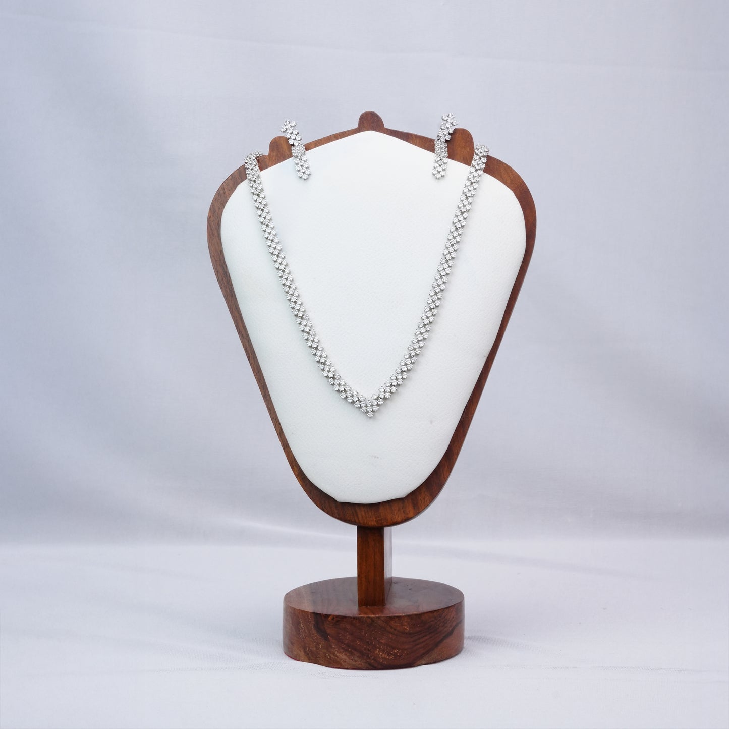 Shimmer Bar Necklace Set — Pure 925 Sterling Silver