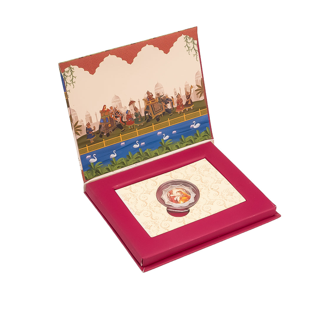 Rajsi Shagun 999 Silver Coin Box