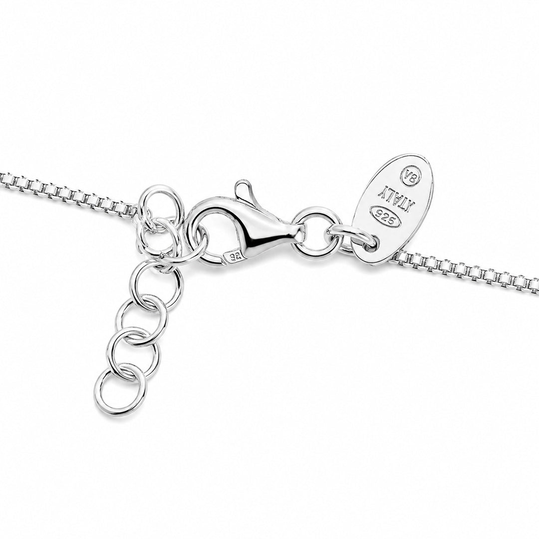 Silver Celeste Drop Necklace