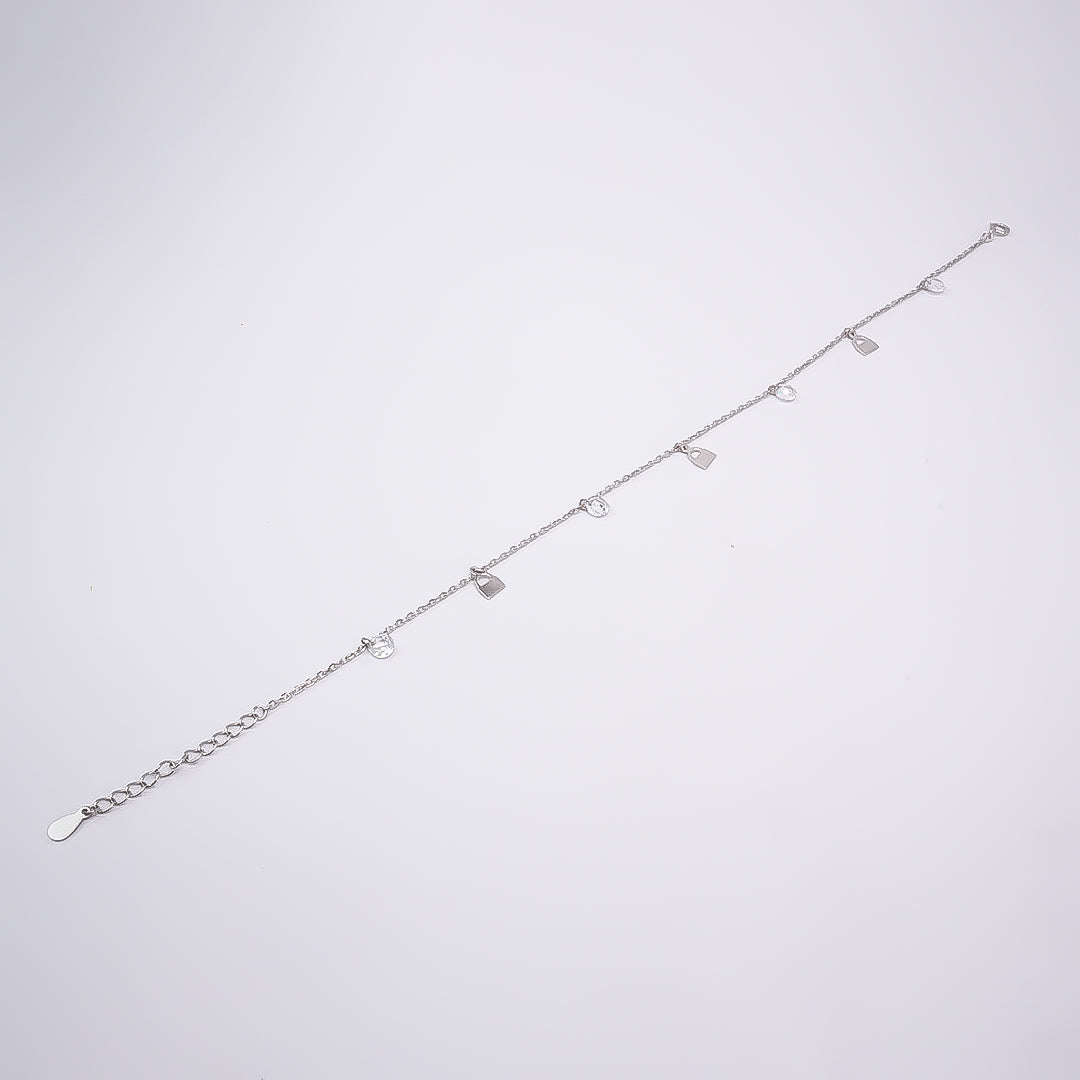 Silver Charm Anklet