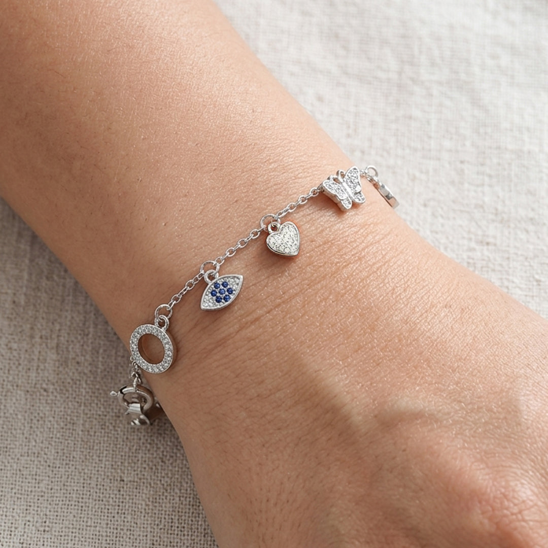 Silver Charm Bracelet