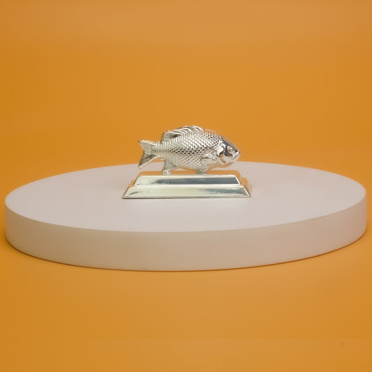 Pure Silver Auspicious Fish