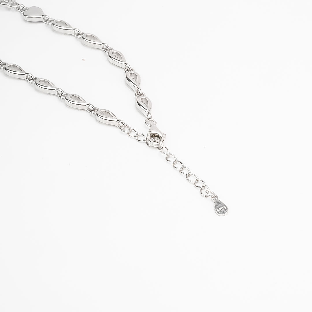 Silver Heart Harmony Bracelet