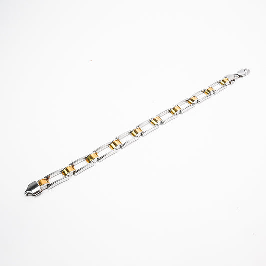 Silver Link Duo Bracelet