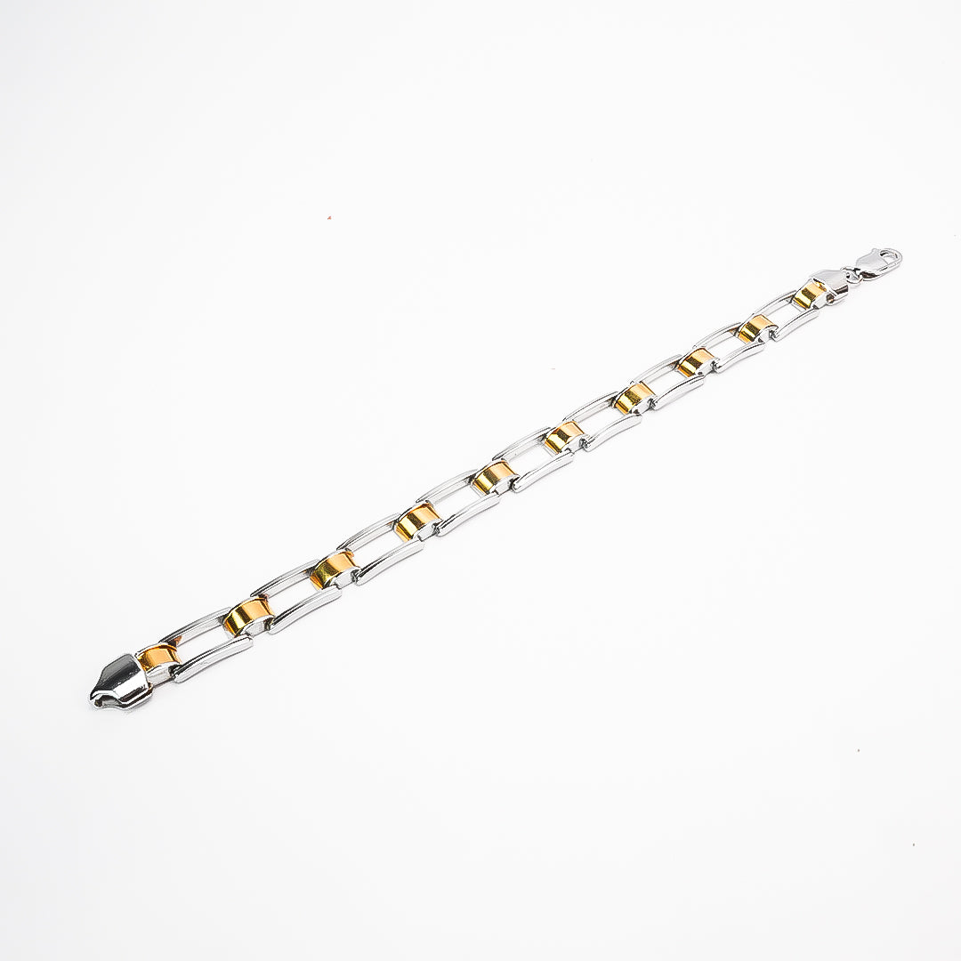 Silver Link Duo Bracelet