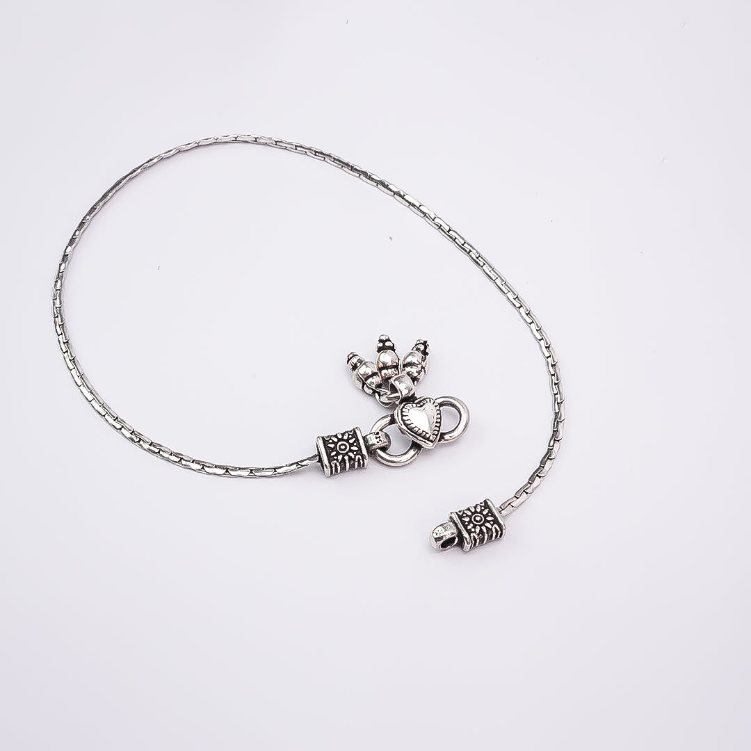 Silver Love Anklet