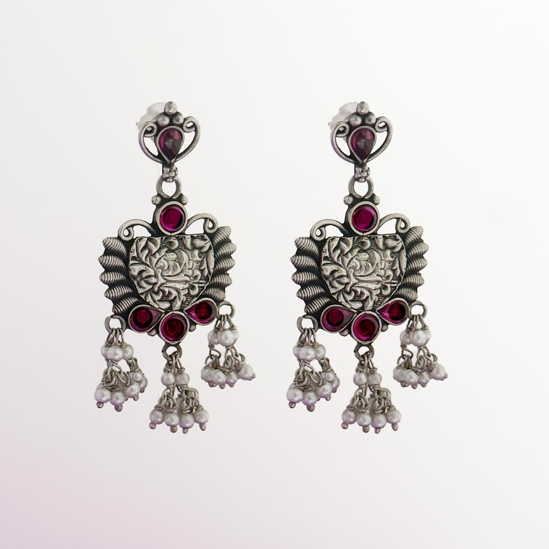 Meera Jhumki Pure 925 Silver