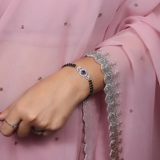 Divine 925 Sterling Silver Mangalsutra Bracelet