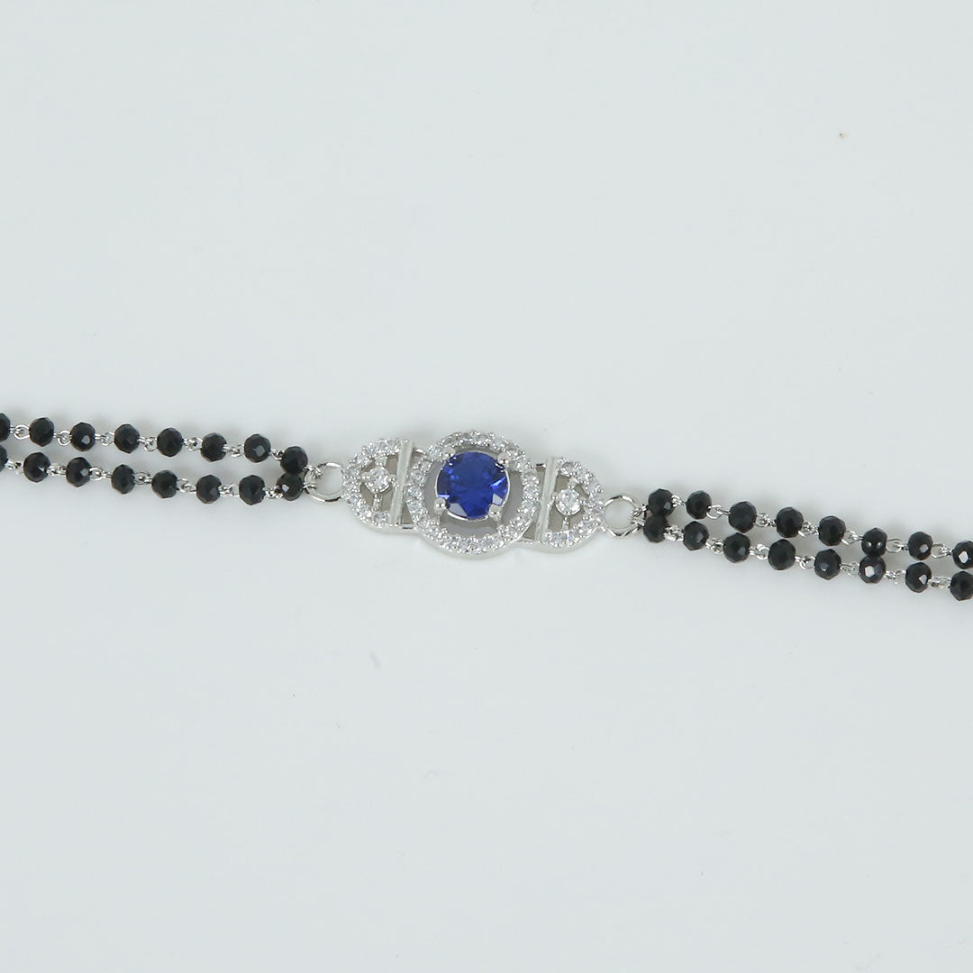 Divine 925 Sterling Silver Mangalsutra Bracelet