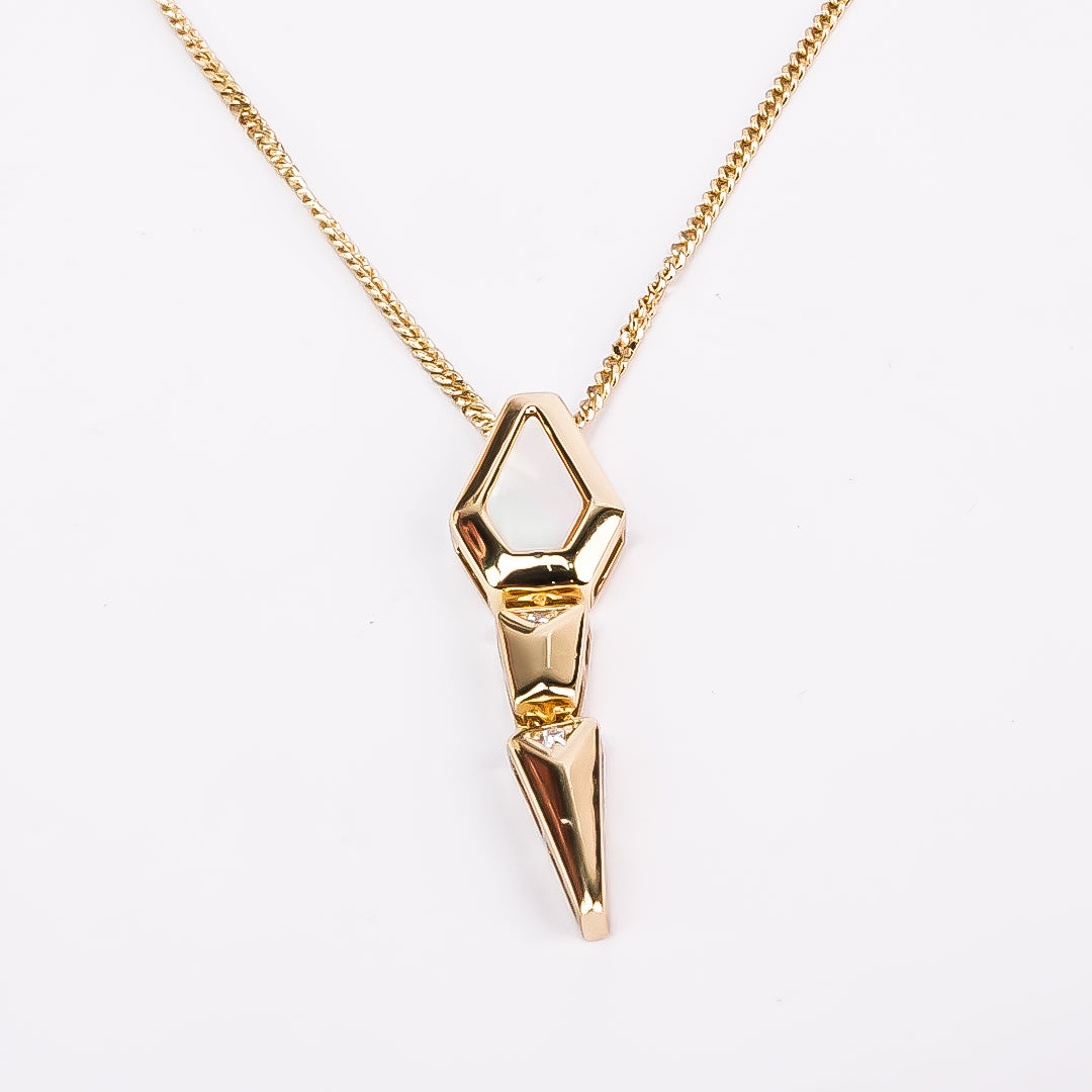 Serpentine 925 Silver Pendant Necklace