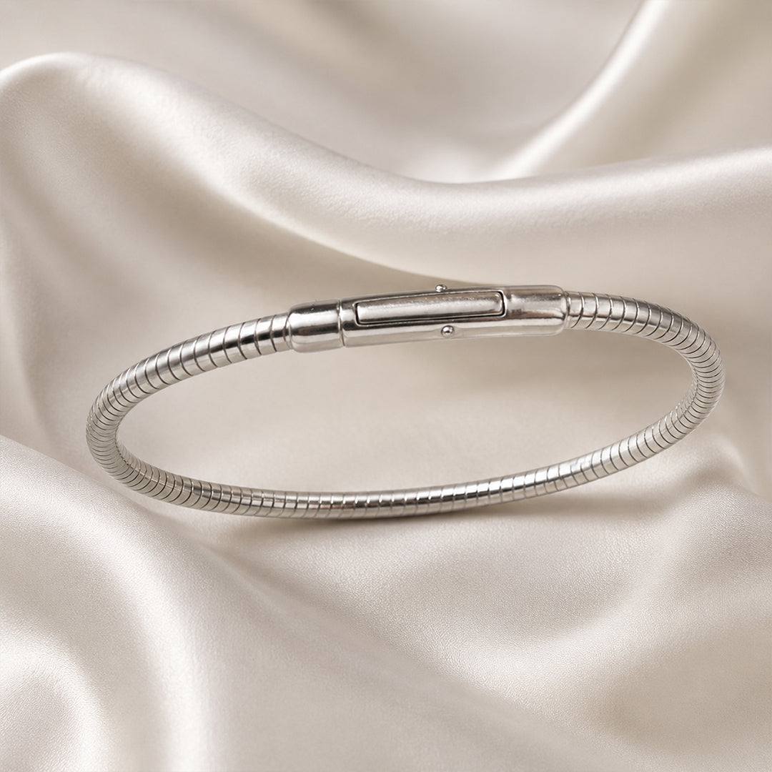 Snake Chain Silver Bracelet