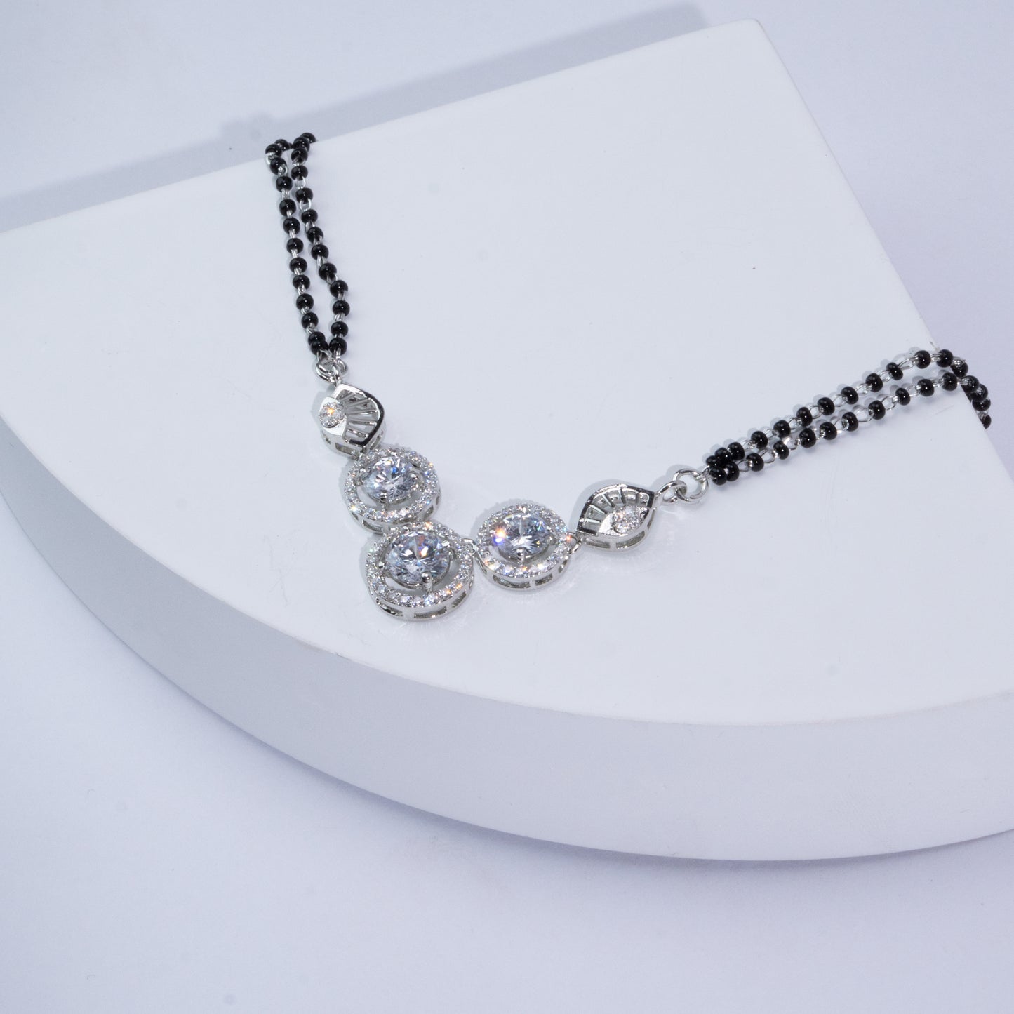Eterna Solitaire 925 Silver Mangalsutra