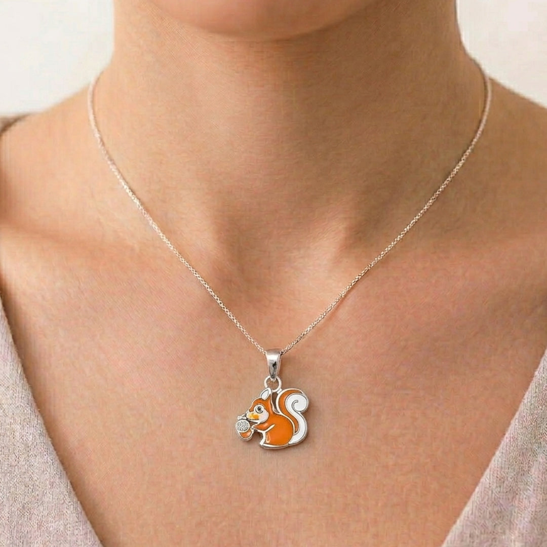Squirrel Charm Pendant
