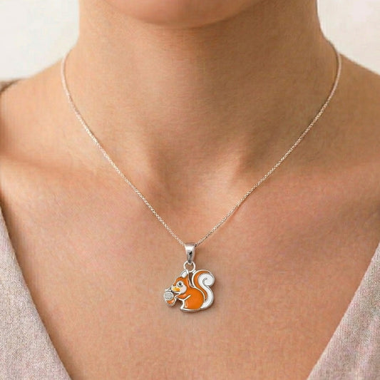 Squirrel Charm Pendant