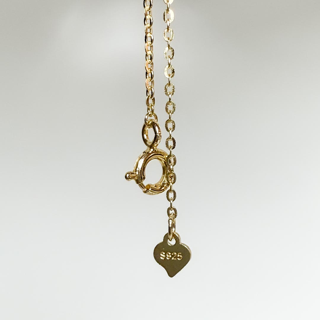 Starlit Drop Necklace Pure 925 Silver