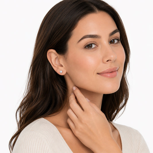 Silver Stud Earrings