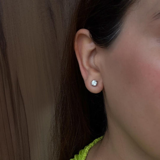 Silver Stud Earrings Pure 925 Silver