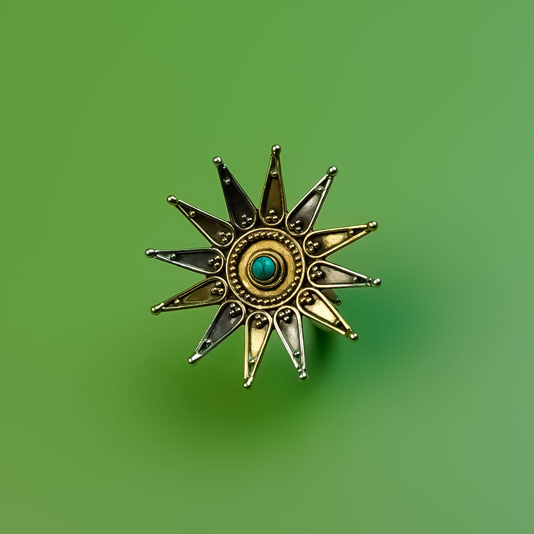 Tara Turquoise Adjustable Ring