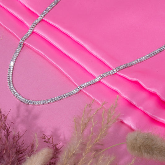 Crystal Luxe Tennis Necklace