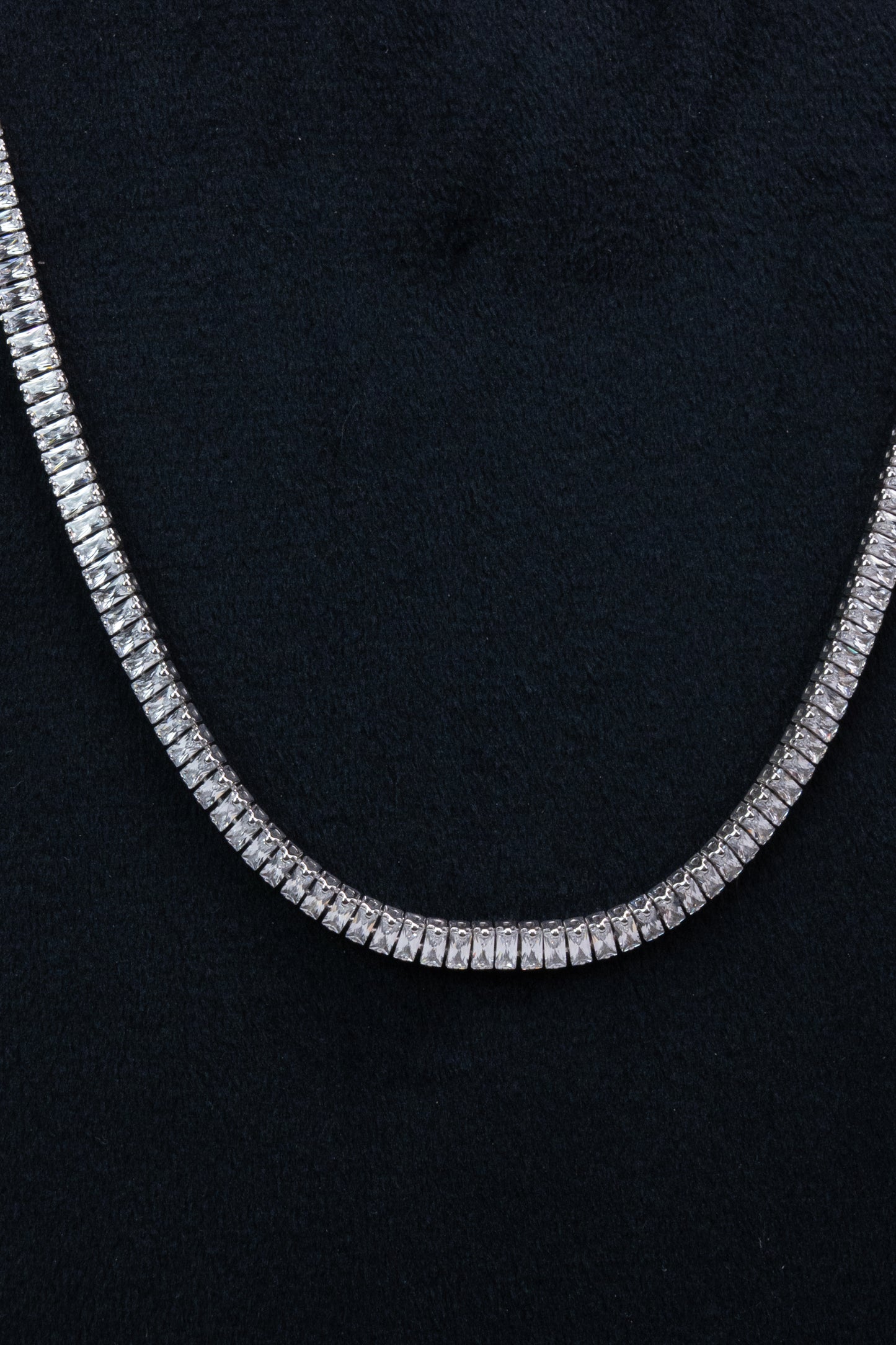 Crystal Luxe Tennis Necklace