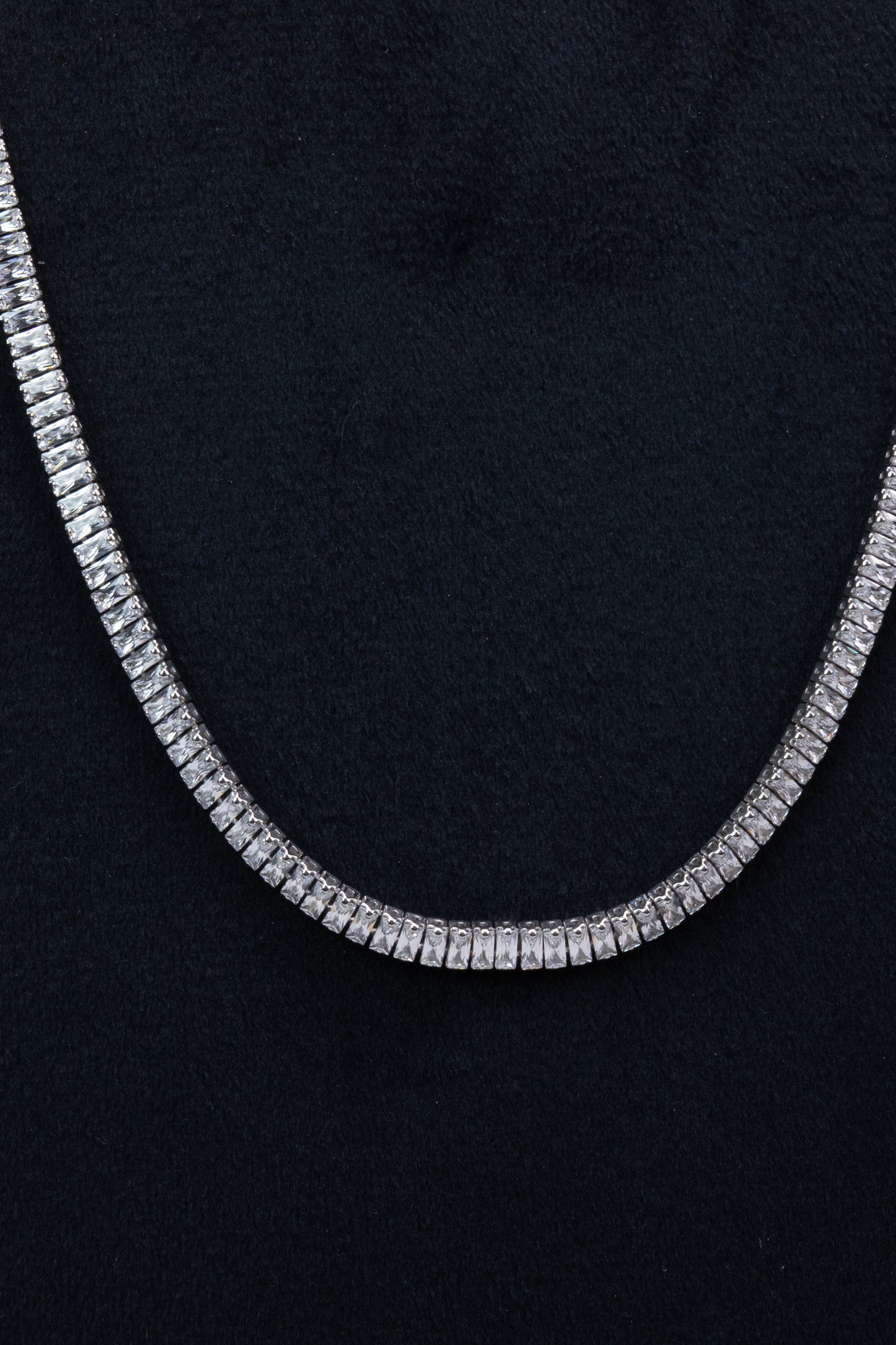 Crystal Luxe Tennis Necklace