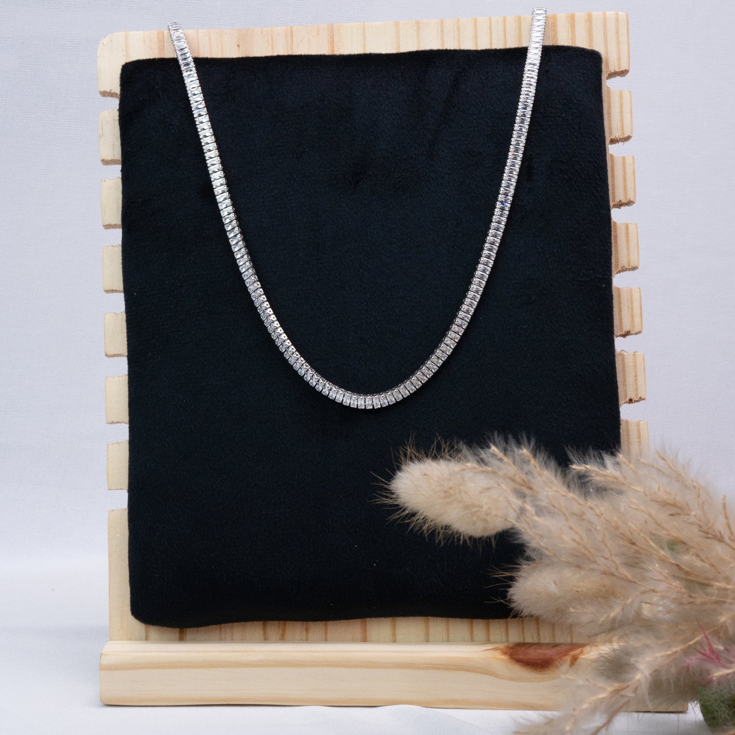 Crystal Luxe Tennis Necklace