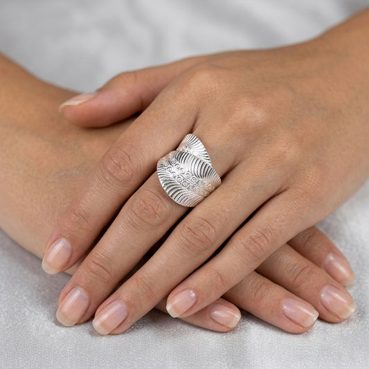 The Verdant Muse Silver Ring