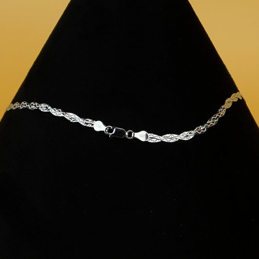 Italian Silksnake 925 Sterling Chain