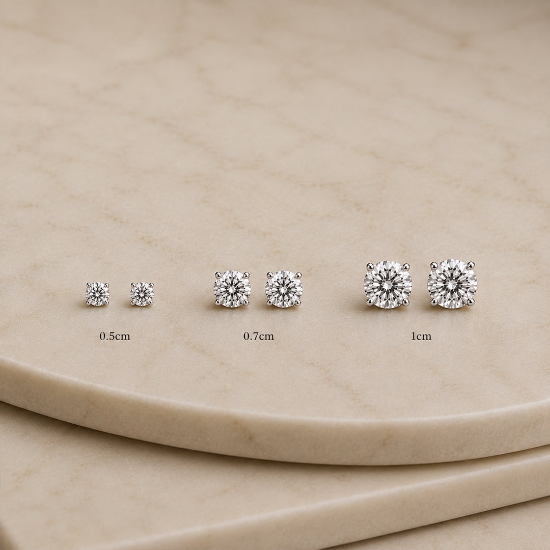 Classic Silver Studs Small