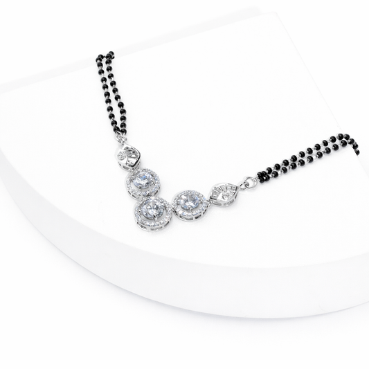 Silver Eterna Solitaire 925 Mangalsutra