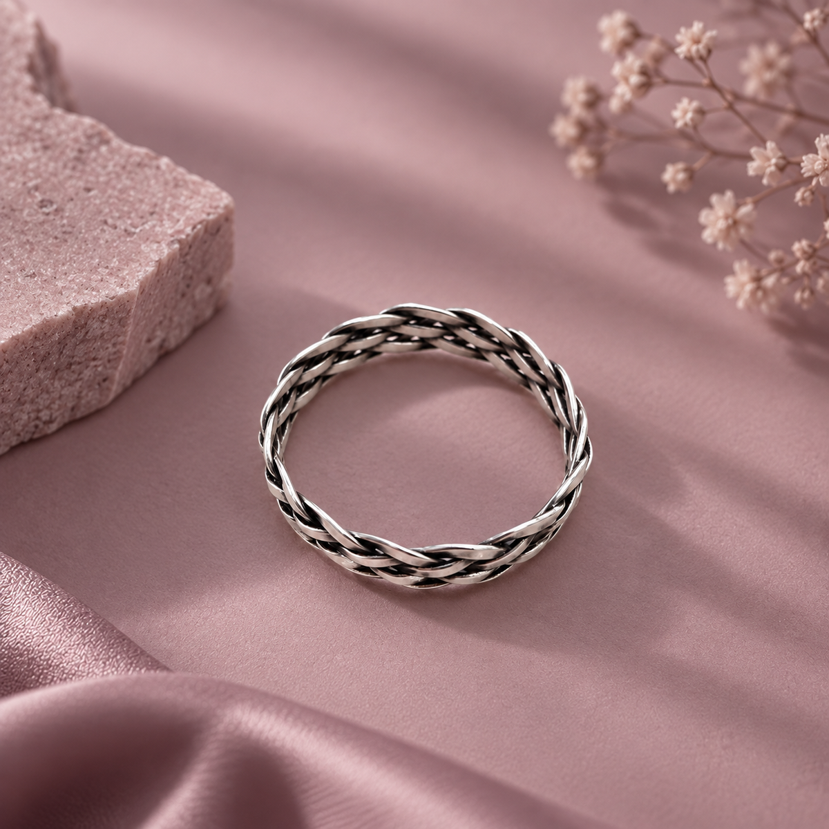 Chaitai Silver Ring Band